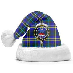 Weir Modern Tartan Crest Christmas Hat