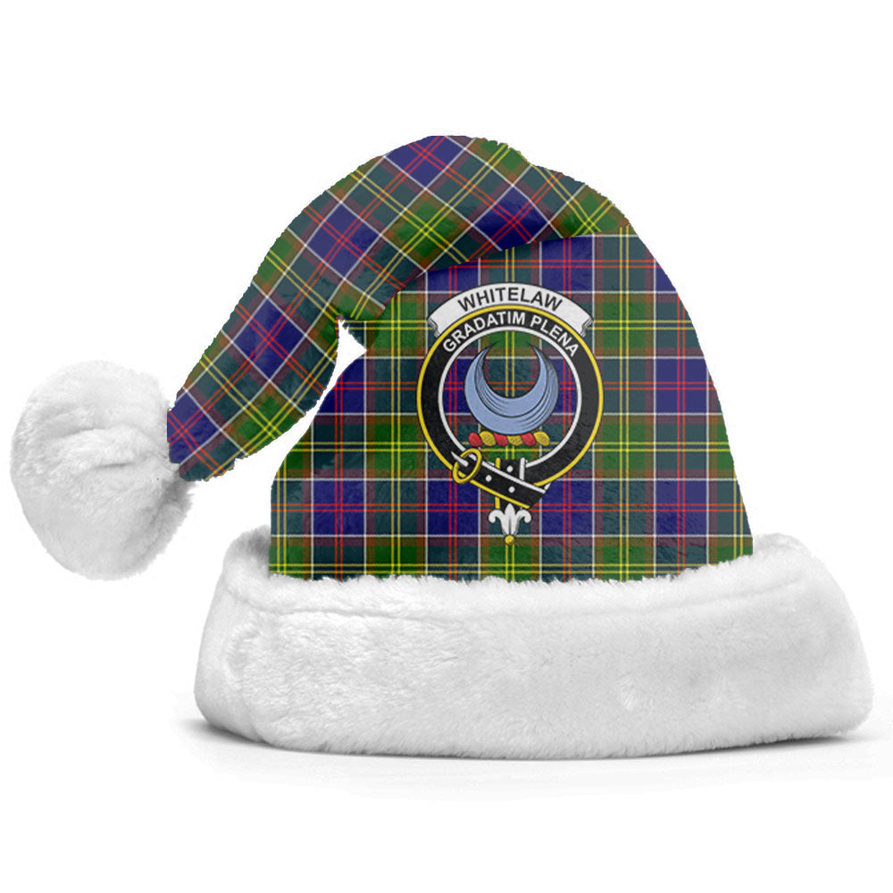 Whitelaw Tartan Crest Christmas Hat