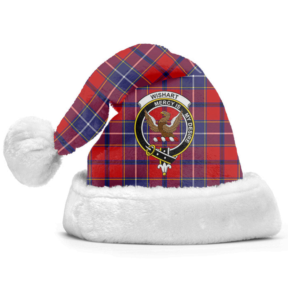 Wishart Dress Tartan Crest Christmas Hat