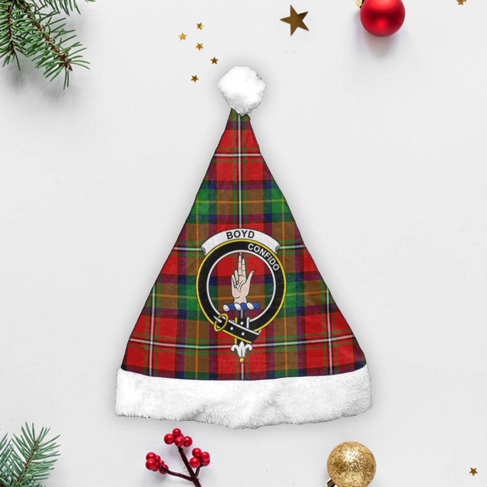 Boyd Modern Tartan Crest Christmas Hat