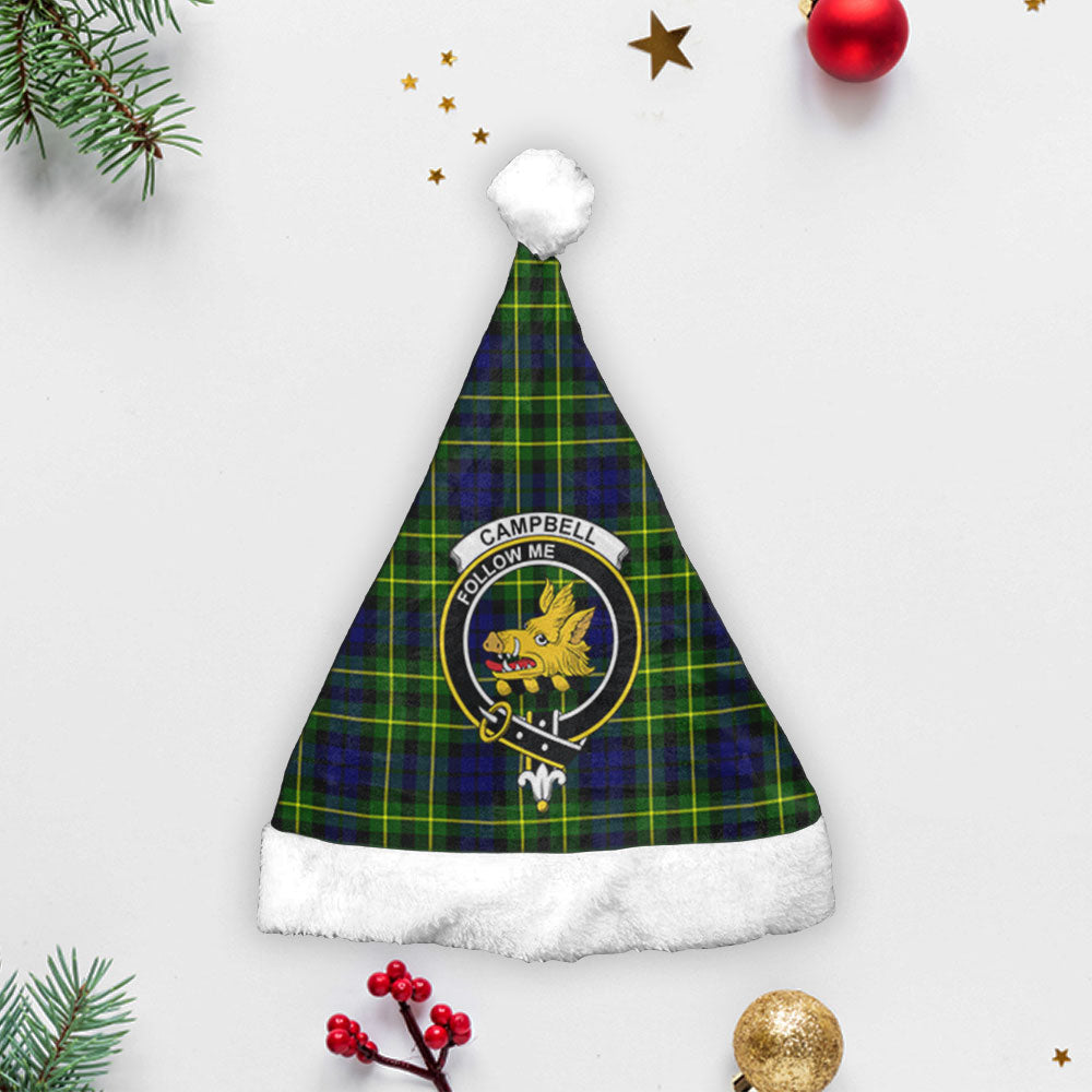 Campbell of Breadalbane Modern Tartan Crest Christmas Hat