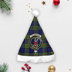 Colquhoun Modern Tartan Crest Christmas Hat