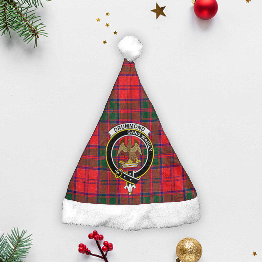 Drummond Modern Tartan Crest Christmas Hat