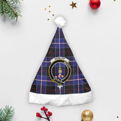 Dunlop Modern Tartan Crest Christmas Hat