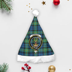 Gordon Ancient Tartan Crest Christmas Hat