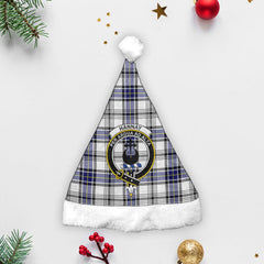 Hannay Modern Tartan Crest Christmas Hat