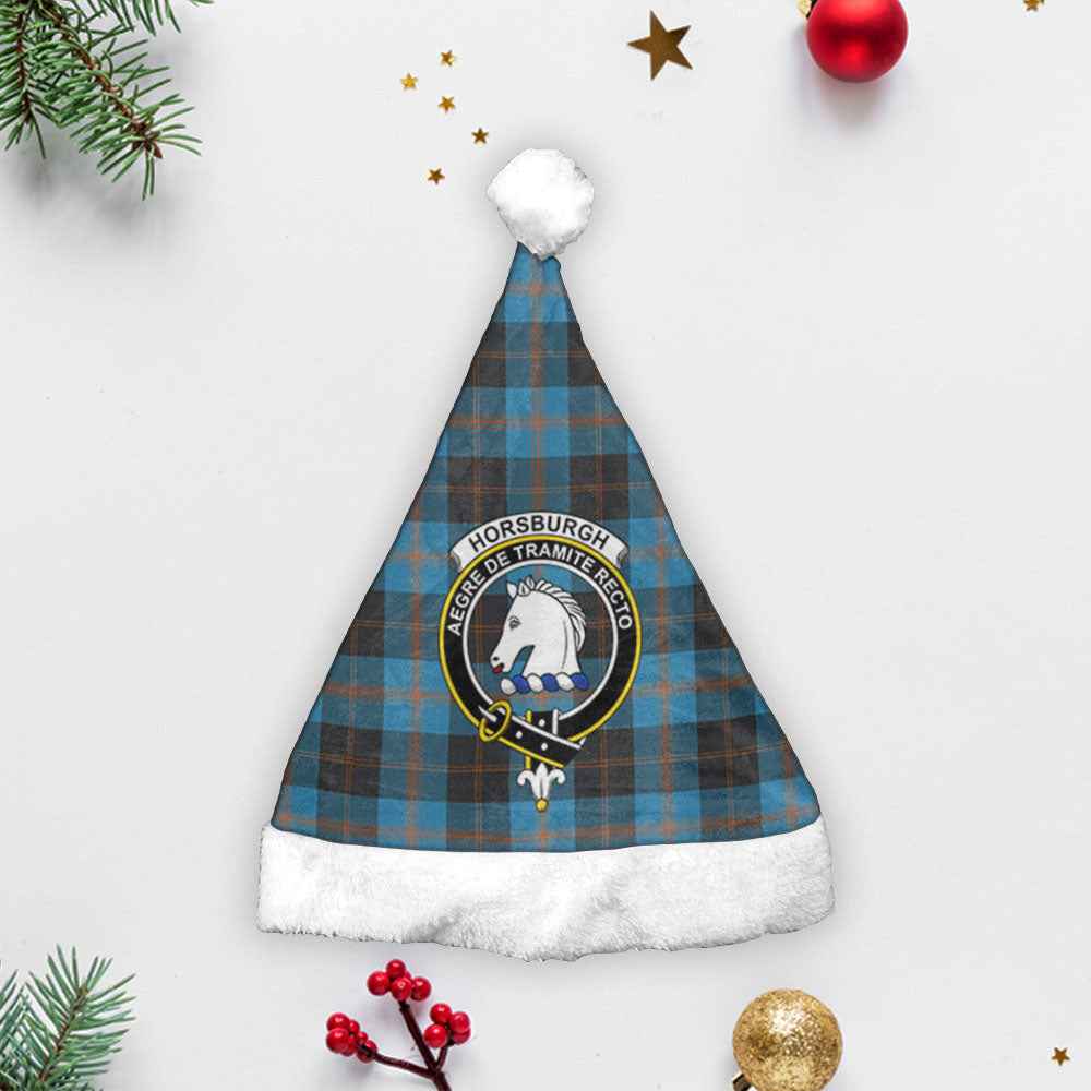 Horsburgh Tartan Crest Christmas Hat