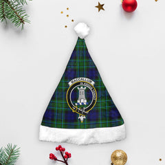 MacCallum Modern Tartan Crest Christmas Hat