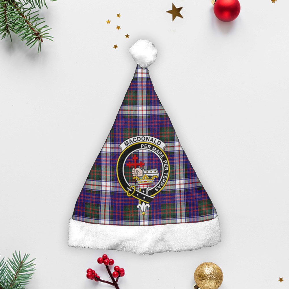 MacDonald Dress Modern Tartan Crest Christmas Hat