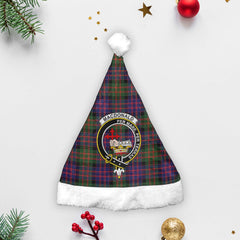 MacDonald Modern Tartan Crest Christmas Hat