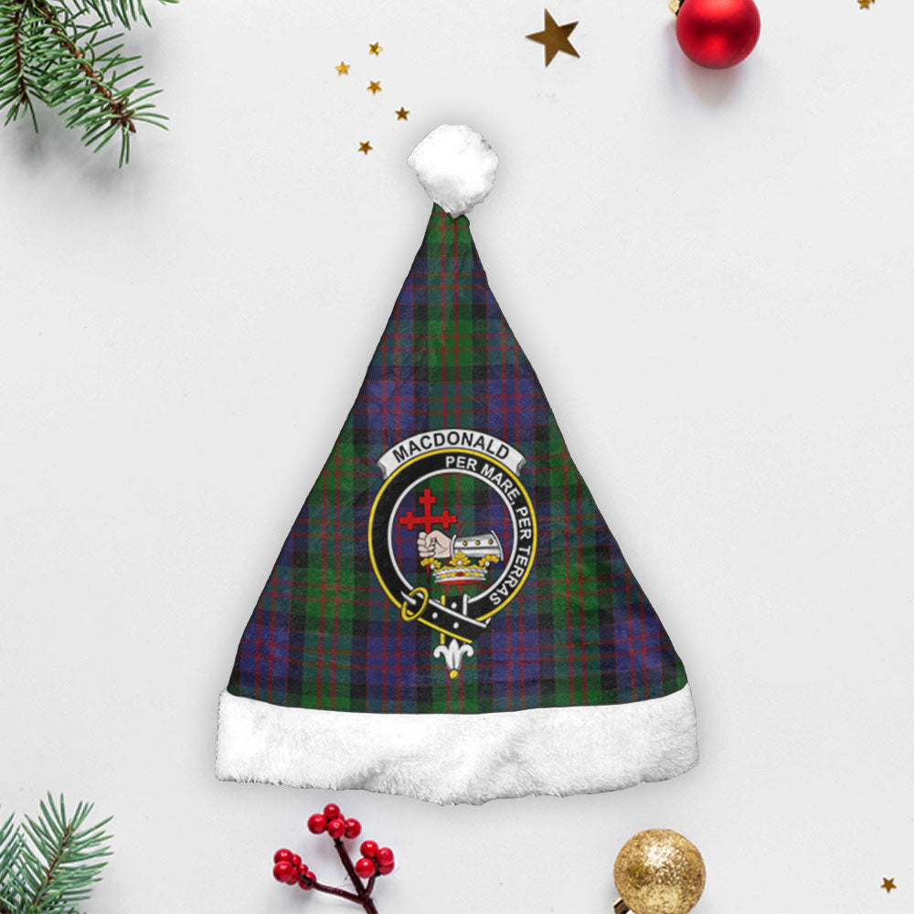 MacDonald Tartan Crest Christmas Hat