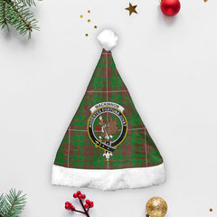 MacKinnon Hunting Modern Tartan Crest Christmas Hat