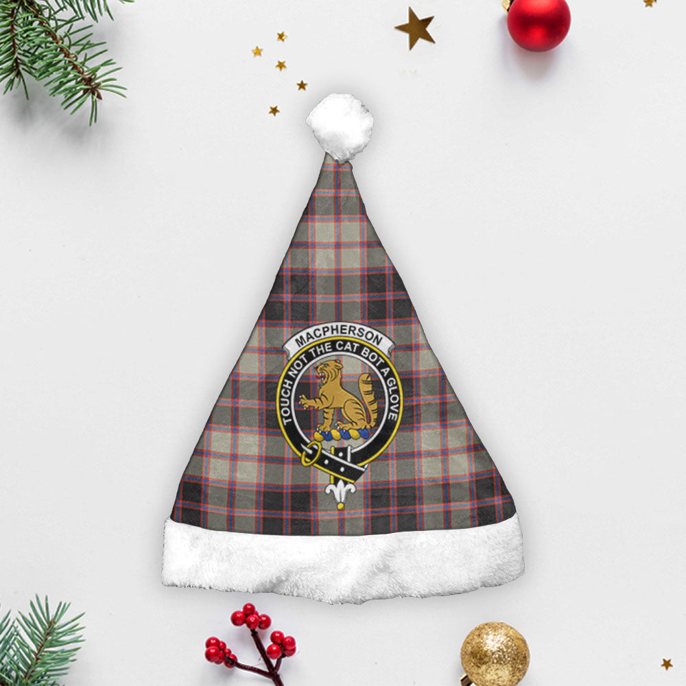 MacPherson Hunting Ancient Tartan Crest Christmas Hat