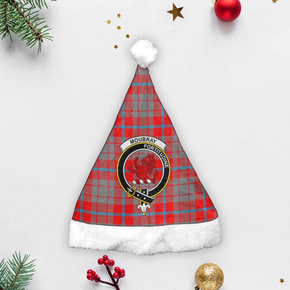 Moubray Tartan Crest Christmas Hat