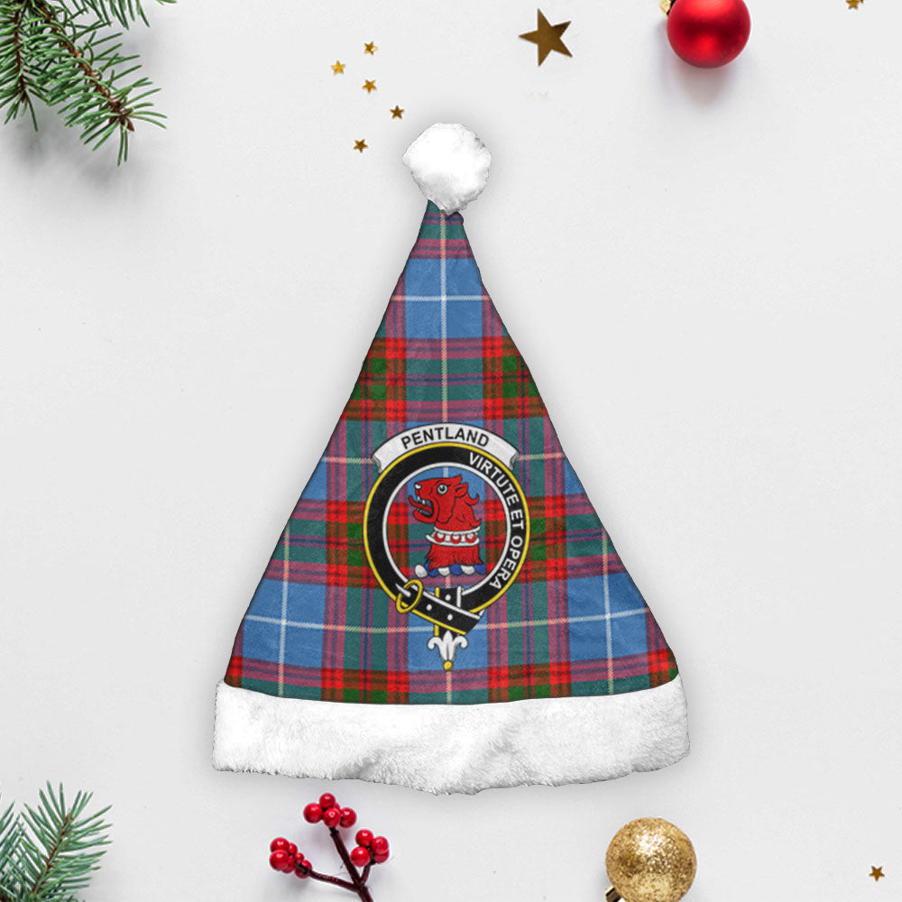 Pentland Tartan Crest Christmas Hat