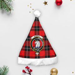 Ramsay Modern Tartan Crest Christmas Hat