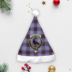 Rutherford Tartan Crest Christmas Hat