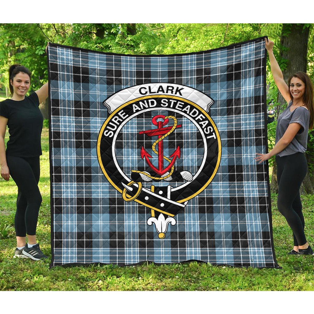 Clark Ancient Tartan Crest Quilt