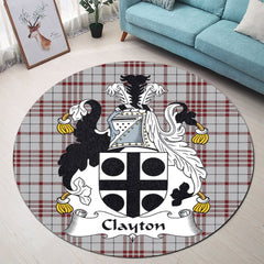 Clayton Tartan Crest Round Rug