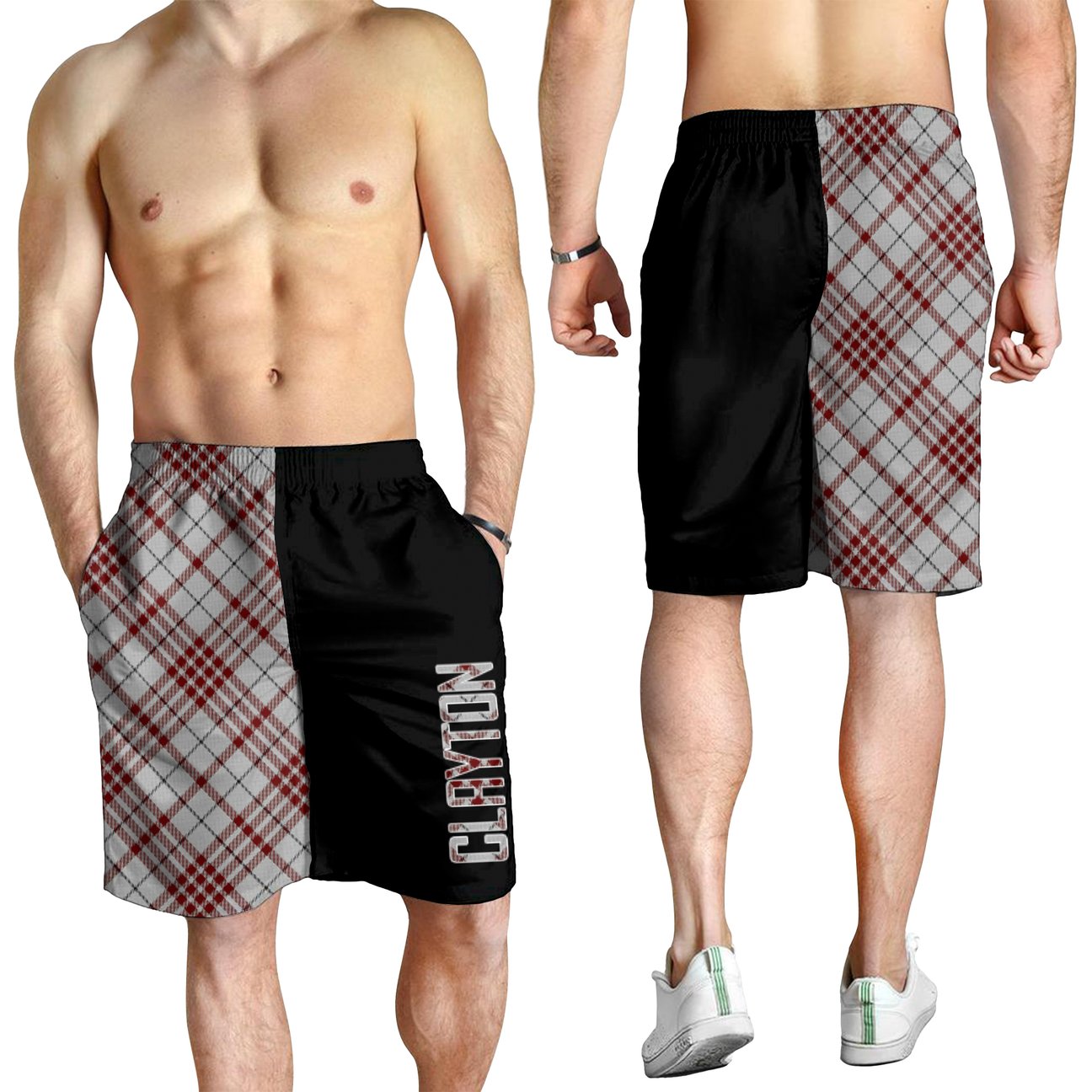 Clayton Tartan Crest Men's Short - Cross Style