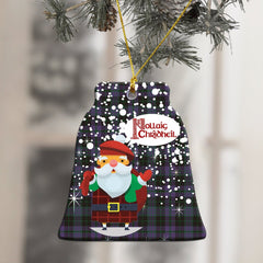 Clergy Green Tartan Christmas Ceramic Ornament - Santa Style