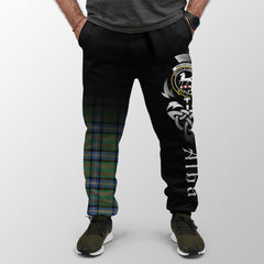 Cochrane Ancient Tartan Crest Jogger Sweatpants - Alba Celtic Style