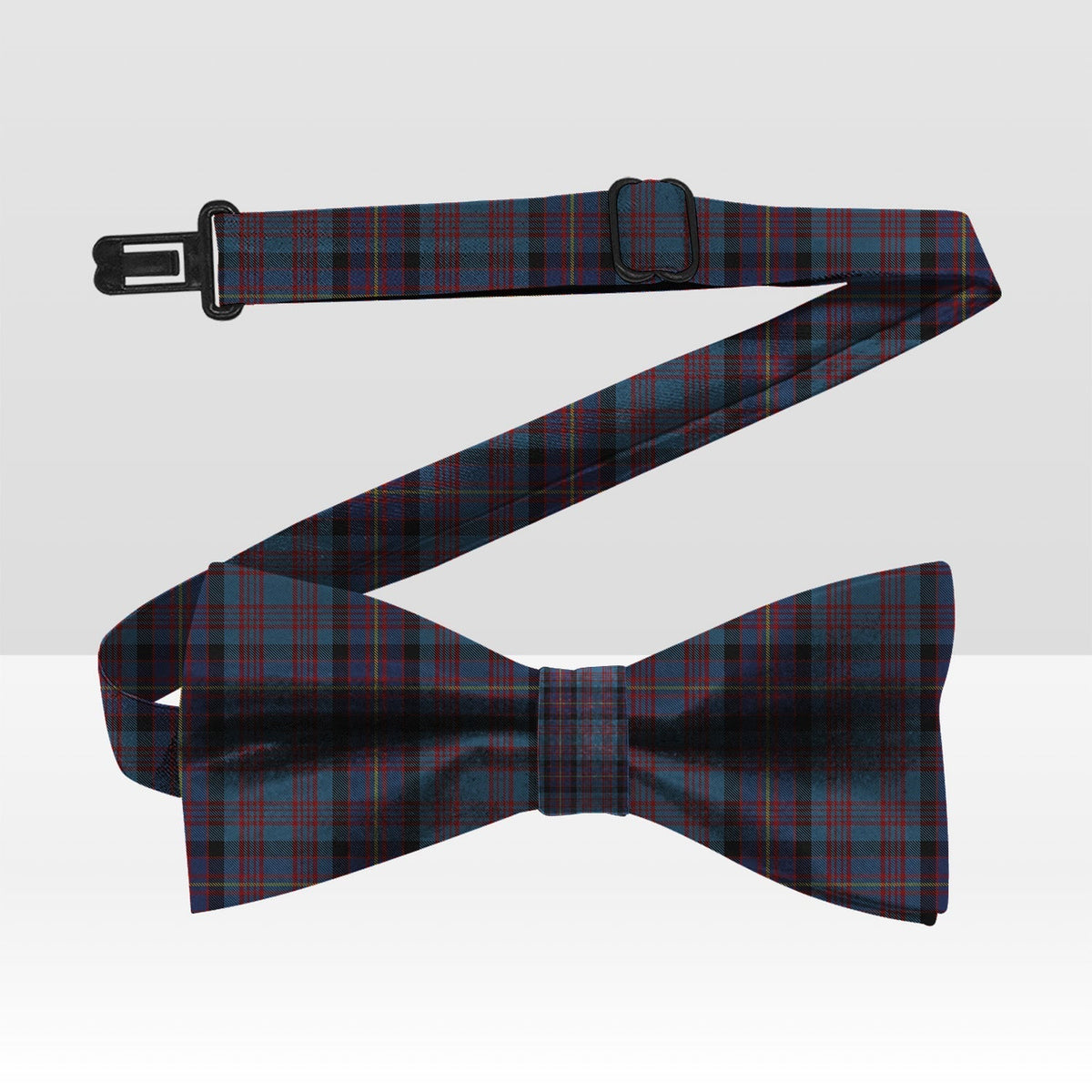 Cochrane Azure Tartan Bow Tie