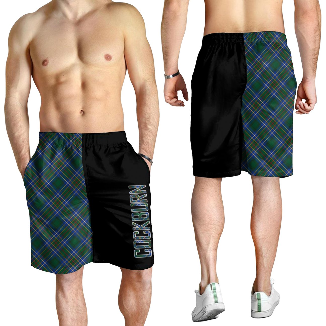 Cockburn Ancient Tartan Crest Men's Short - Cross Style