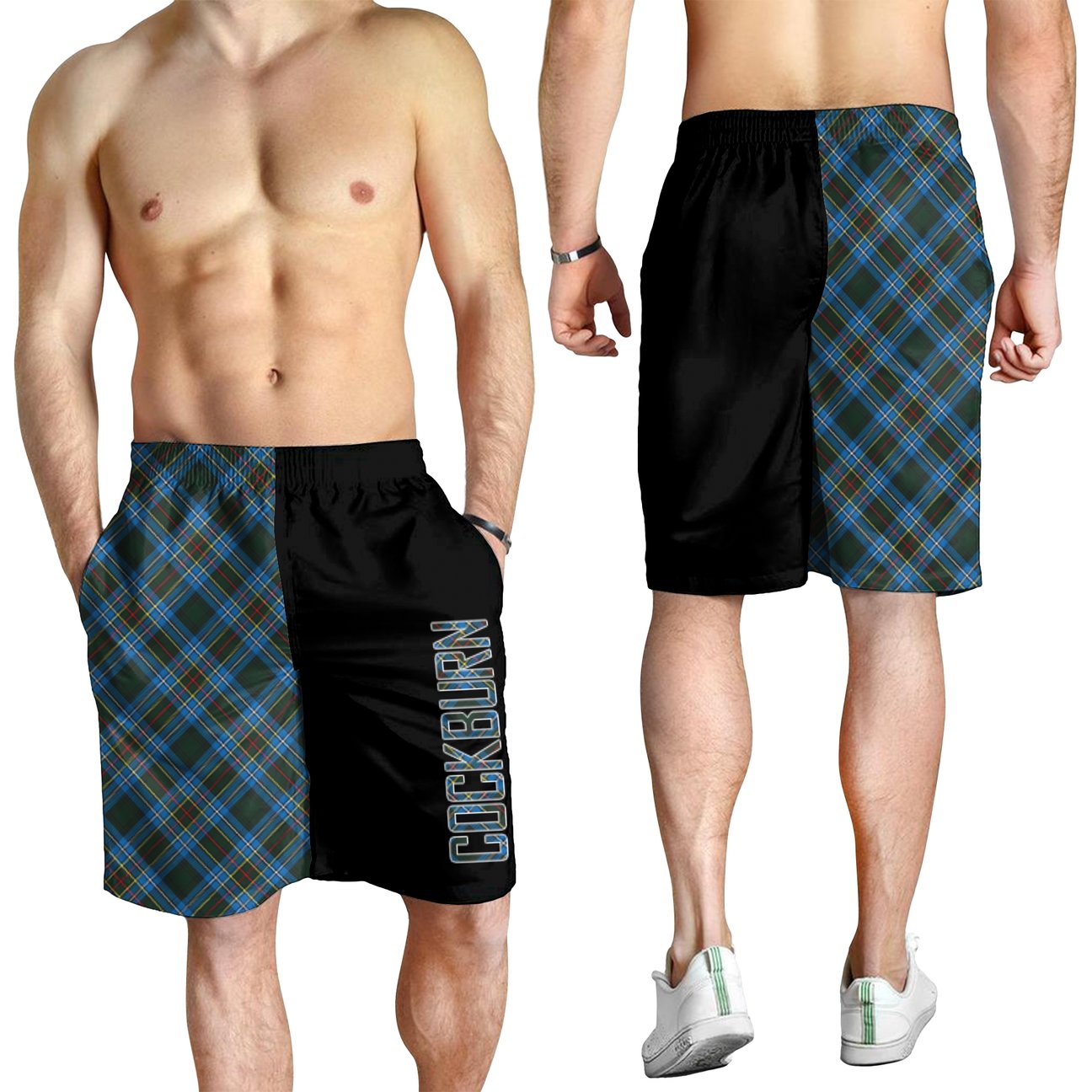 Cockburn Modern Tartan Crest Men's Short - Cross Style