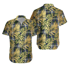 Cockburn of Ormiston Dress Tartan Vintage Leaves Hawaiian Shirt