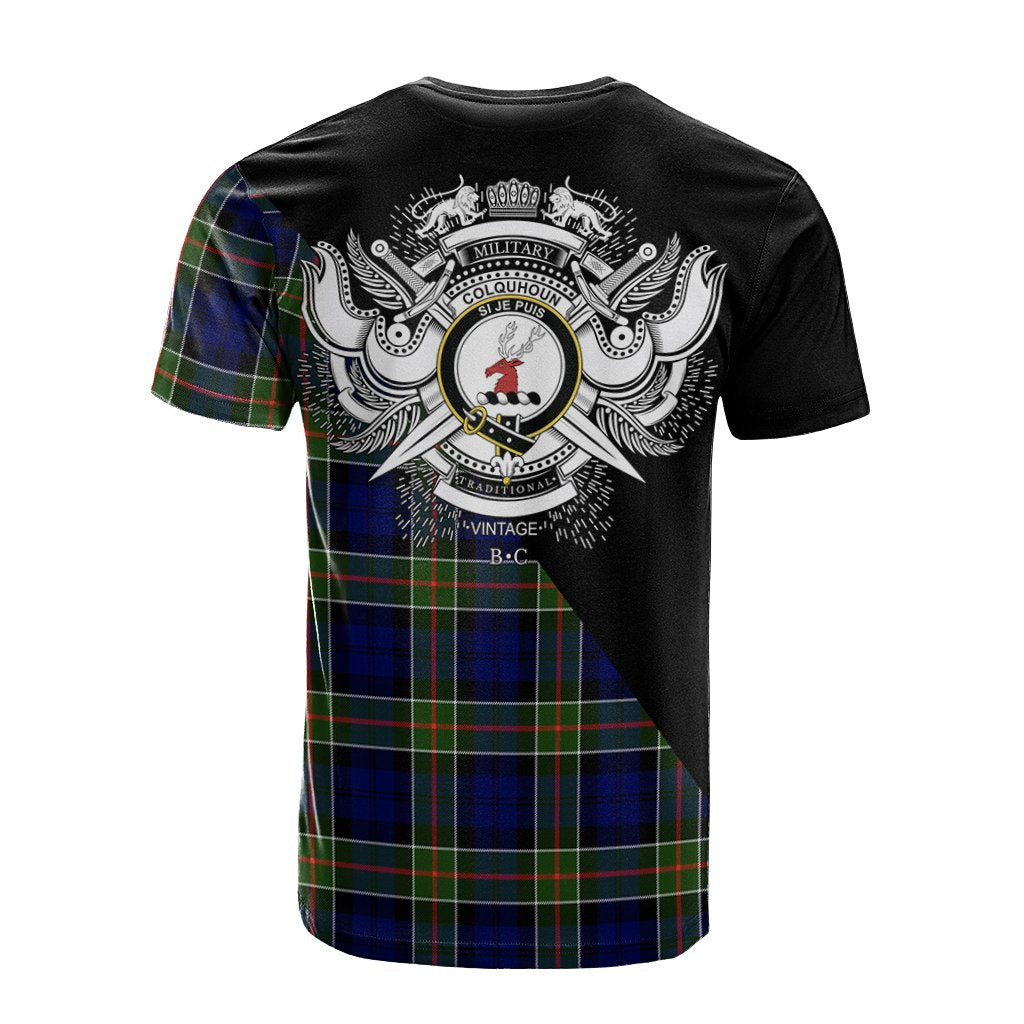 Colquhoun Modern Tartan - Military T-Shirt