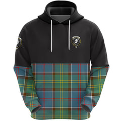 Colville Clan Half Of Tartan Hoodie