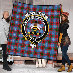 Congilton Tartan Crest Quilt