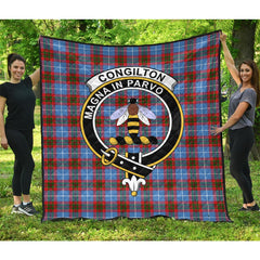 Congilton Tartan Crest Quilt