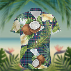 Cooper Tartan Hawaiian Shirt Hibiscus, Coconut, Parrot, Pineapple - Tropical Garden Shirt