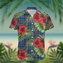 Cooper Tartan Hawaiian Shirt Hibiscus, Coconut, Parrot, Pineapple - Tropical Garden Shirt