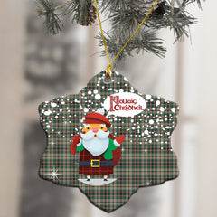 Craig Ancient Tartan Christmas Ceramic Ornament - Santa Style