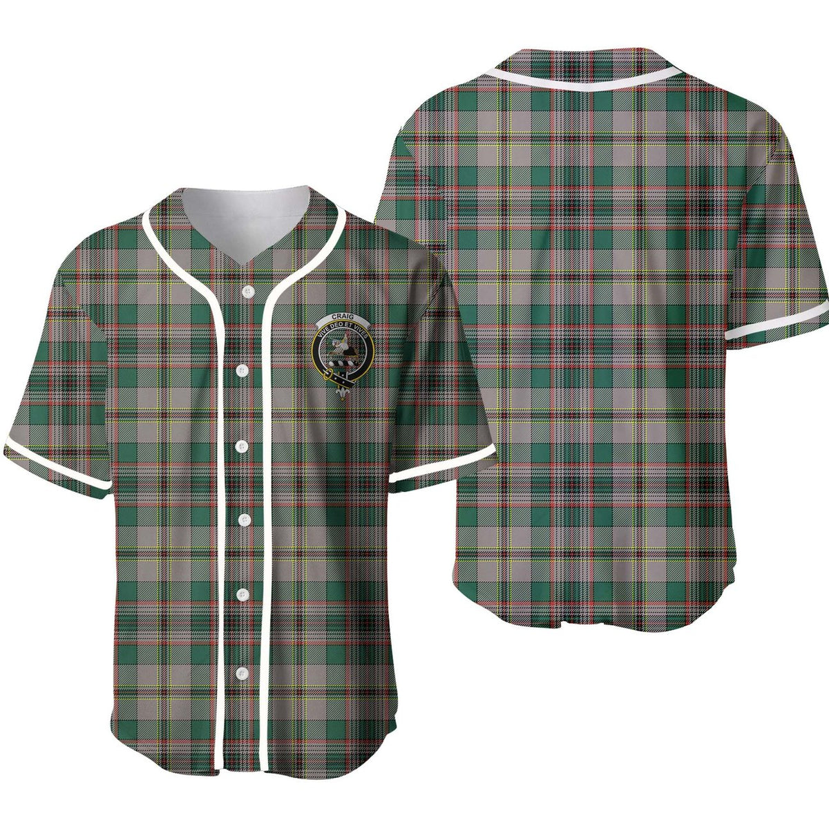 Craig Tartan Unisex Baseball Jersey