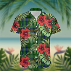 Cranstoun Tartan Hawaiian Shirt Hibiscus, Coconut, Parrot, Pineapple - Tropical Garden Shirt