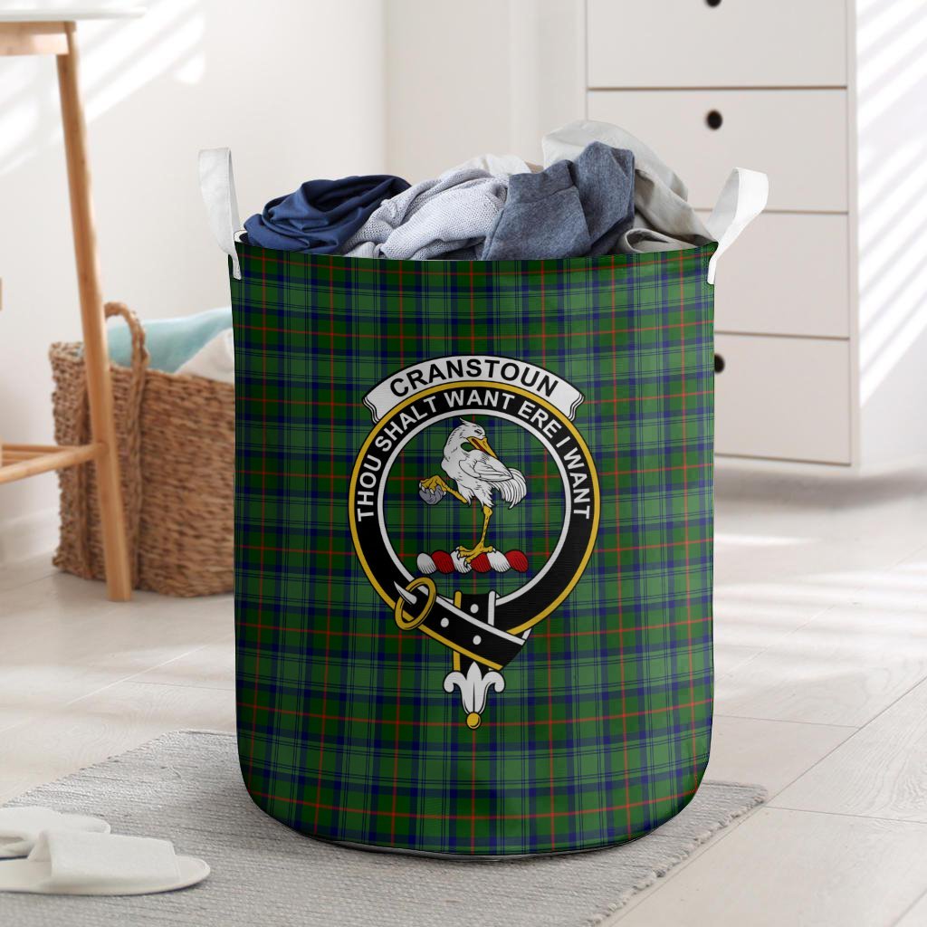 Cranstoun Tartan Crest Laundry Basket