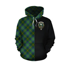 Cranstoun Tartan Hoodie Half of Me - Cross Style