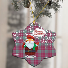 Crawford Ancient Tartan Christmas Ceramic Ornament - Santa Style