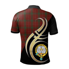 Carruthers Family Tartan Official Crest Polo Shirt