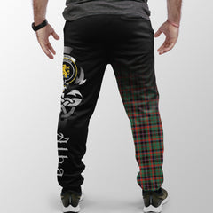 Cumming Hunting Ancient Tartan Crest Jogger Sweatpants - Alba Celtic Style