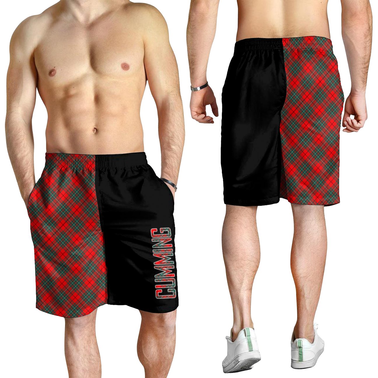 Cumming Modern Tartan Crest Men's Short - Cross Style