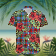 Dalmahoy Tartan Hawaiian Shirt Hibiscus, Coconut, Parrot, Pineapple - Tropical Garden Shirt