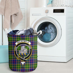 Dalrymple Tartan Crest Laundry Basket