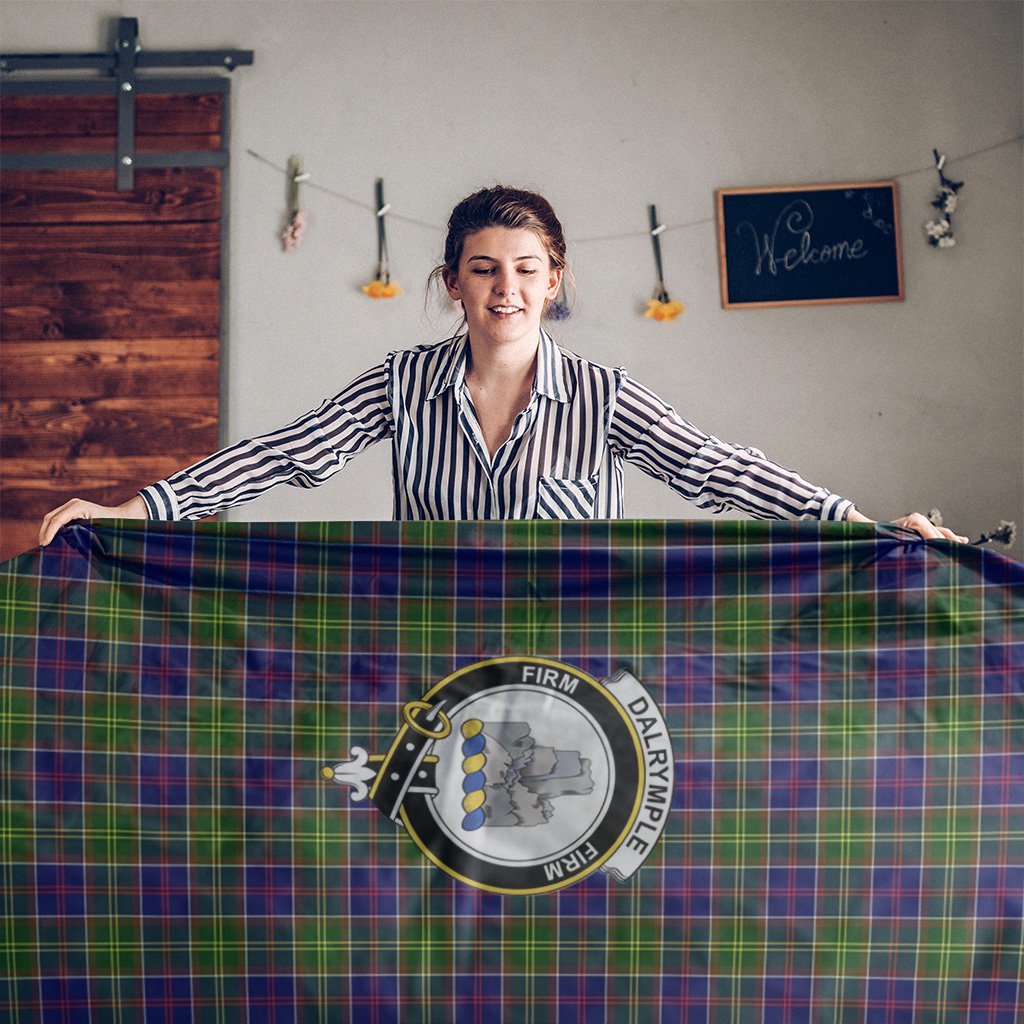 Dalrymple Tartan Crest Tablecloth