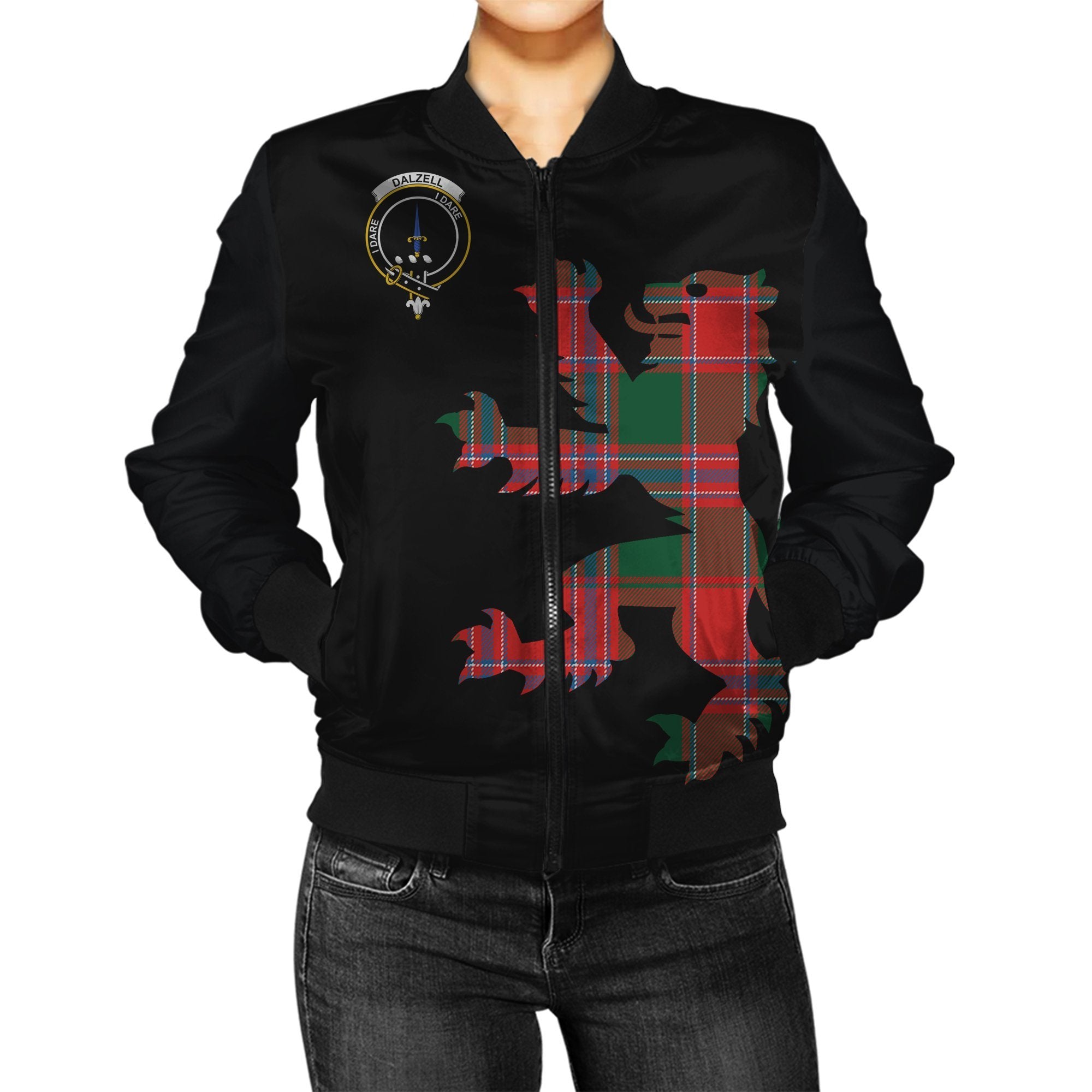 Dalzell Tartan Bomber Jacket Lion & Thistle