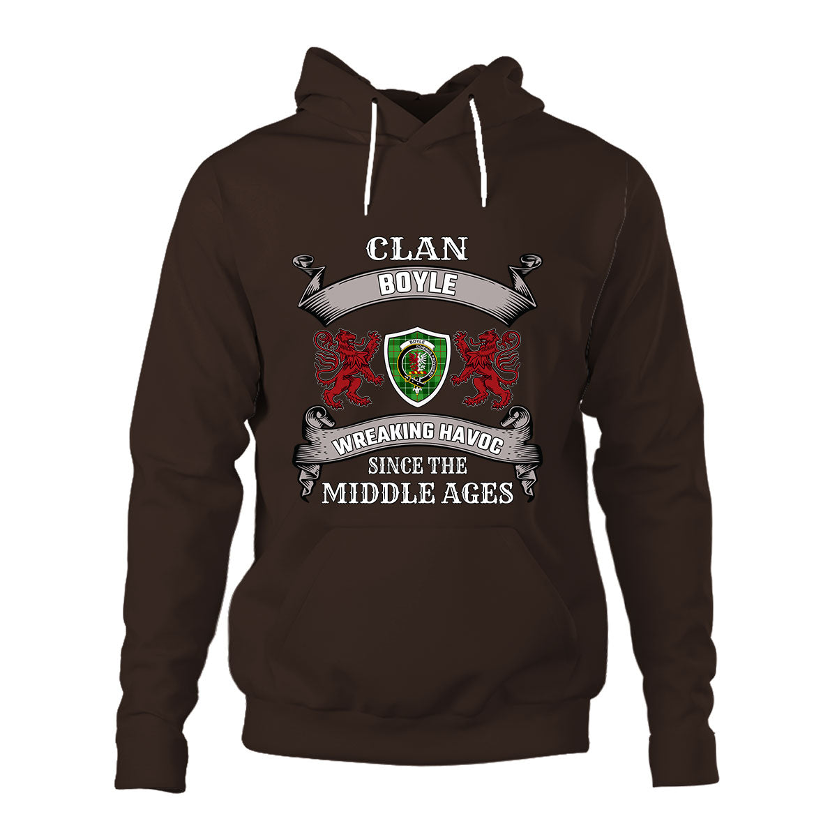 Boyle Family Tartan - 2D Unisex Hoodie